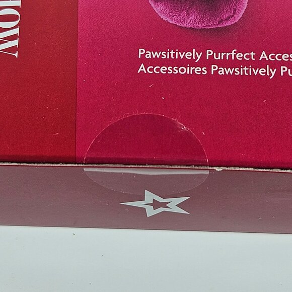 American Girl Pawsitively Purrfect Accessories Pink Slippers Green Headband Set - Picture 6 of 8